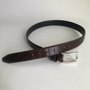 Bill Lavin Soft Collection Men's Embossed Leather Belt - 36" - 42"